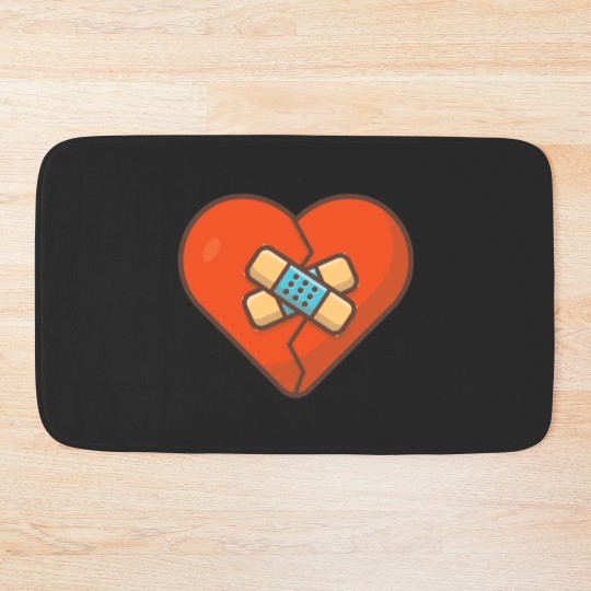 Discover Broken Heart Bath Mats