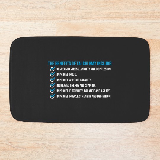 Discover Benefits Of Tai Chi May Include Kung Fu Martial Bath Mats