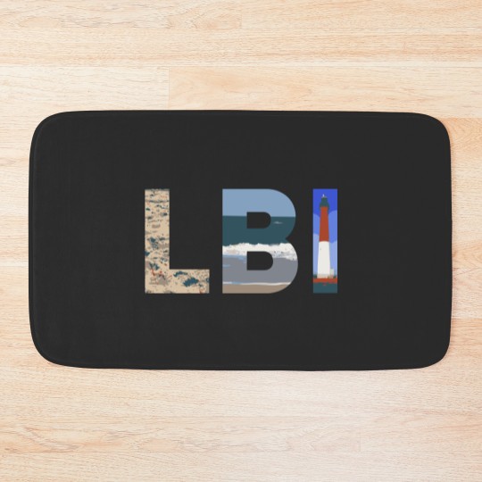 Discover Lbi Long Beach Island Nj Photo Beach Ocean Lightho Bath Mats
