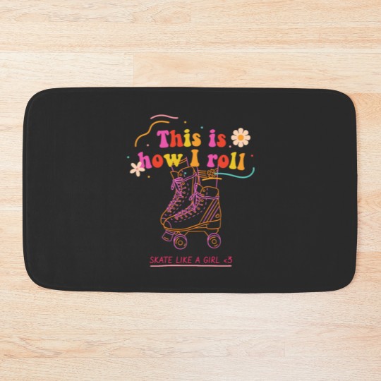 Discover roller skates Bath Mats