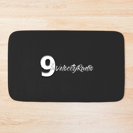 Discover White 9FM Radio Bath Mats