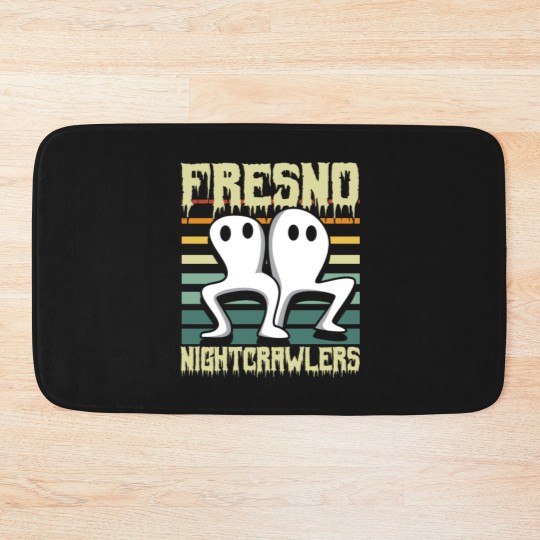 Discover Fresno Nightcrawlers American Cryptids Paranormal Bath Mats