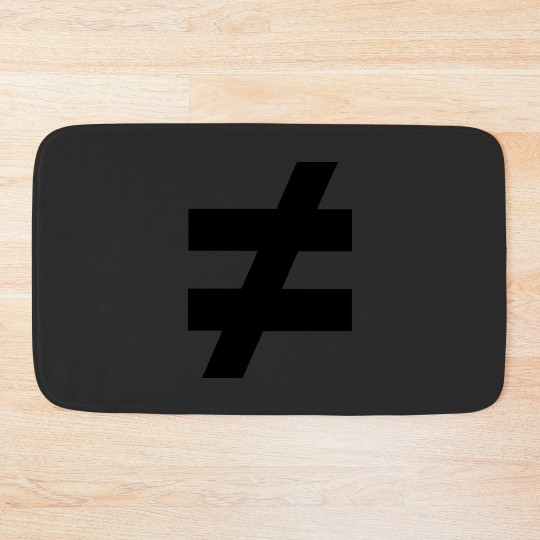 Discover Not Equal To 2 Bath Mats