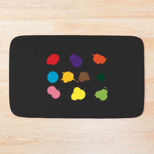 Discover Splat Collection Bath Mats