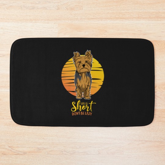 Discover Yorkshire Terrier Dog Vintage Bath Mats