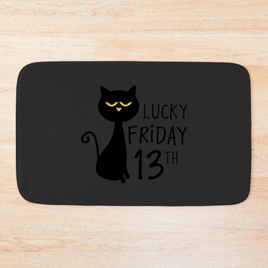 Discover Lucky Friday 13th Bath Mats