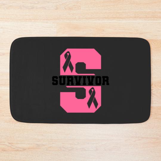Discover Survivor Breast Cancer Awareness Bath Mats