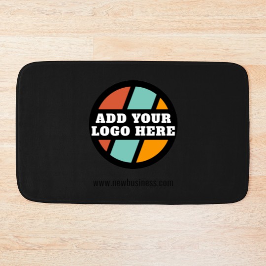 Discover Add Your Business Logo Website Company Employee Polo Bath Mats