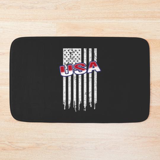 Discover USA Patriot Flag Celebrate 4Th Of July Proud Ameri Bath Mats