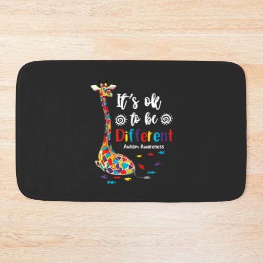Discover April 2Nd It's Ok Tobe Different Autism Awareness Bath Mats