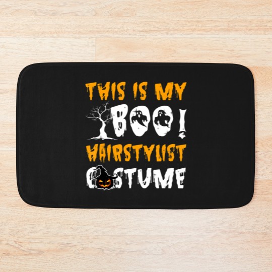 Discover Funny Barber | This Is My Boo Hairstylist Costume Sweat Bath Mats
