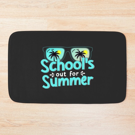 Discover Schools Out For Summer Last Day Of School Bath Mats