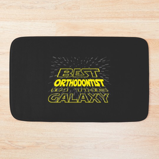 Discover Orthodontist Funny Cool Galaxy Job Bath Mats