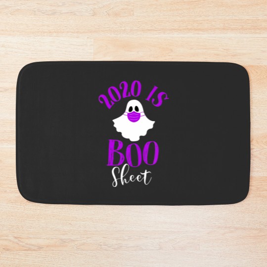 Discover Halloween Humor 2020 Is Boo Sheet Funny Face Mask Bath Mats