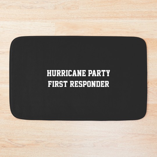 Discover Hurricane Party First Responder Bath Mats