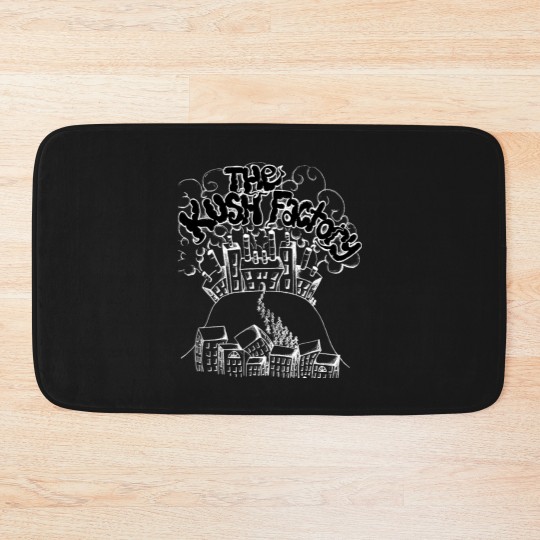 Discover blue black kush Bath Mats