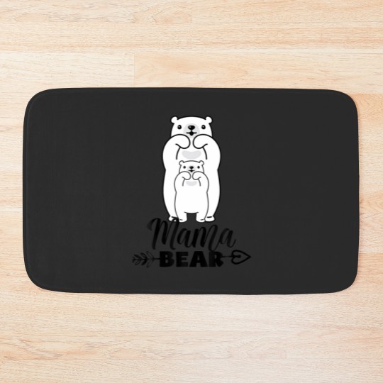 Discover Mama Bear Love Bear Funny Mothers Day Fathers Day Bath Mats