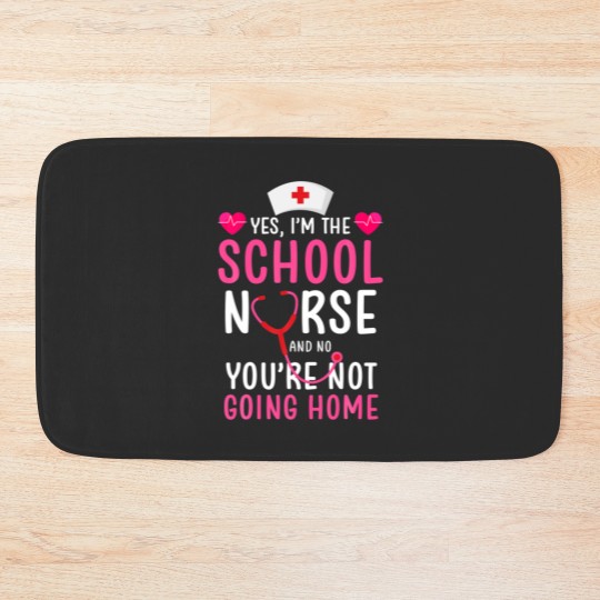 Discover Yes, I'm The School Nurse Nursery Bath Mats