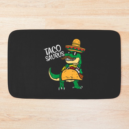 Discover Kids Tacosaurus Taco Dino Trex Cinco De Mayo Bath Mats
