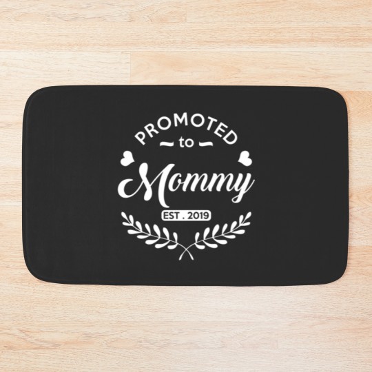 Discover Promoted to Mommy 2021 New Mom To Be Bath Mats