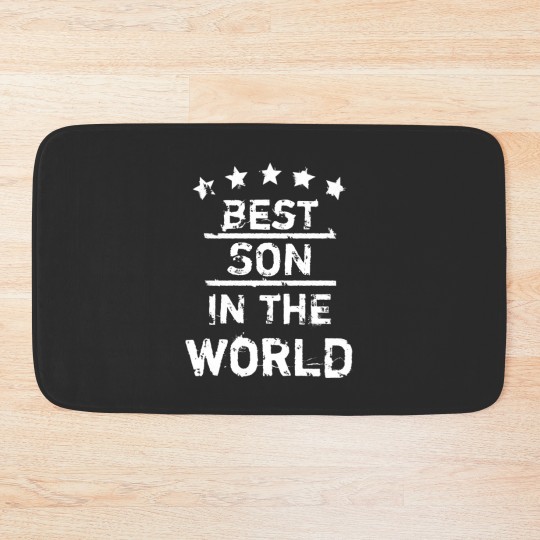 Discover Best Son In The World Bath Mats
