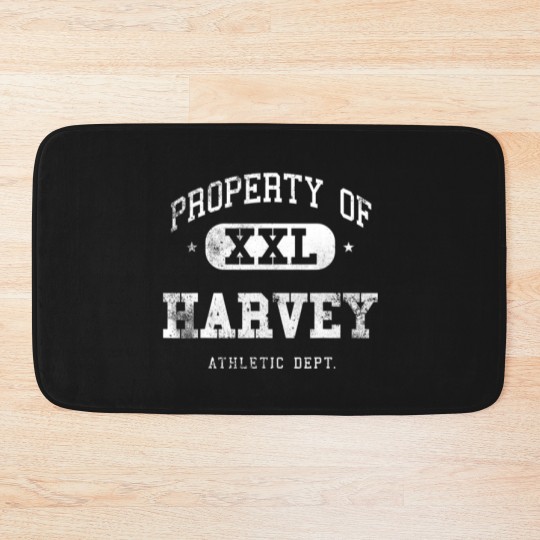 Discover Harvey Property XXL Sport College Athletic Funny Bath Mats