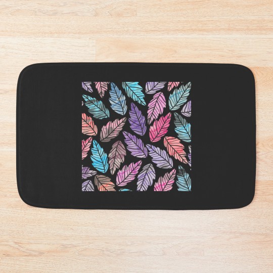 Discover Colorful leaves Bath Mats