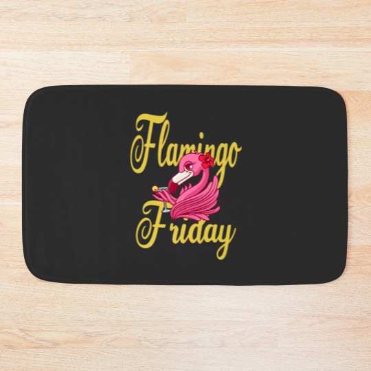 Discover Flamingo Friday Bath Mats