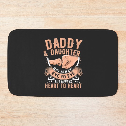 Discover Fathers Day T From Daughter Daddy Papa Gift Padre Bath Mats