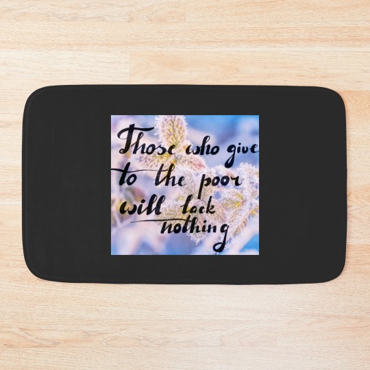 Discover Bible Verse Bath Mats