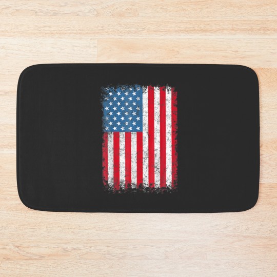 Discover USA T Women Men Kids Patriotic American Flag July Bath Mats