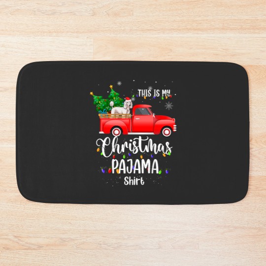 Discover Poodle Dog This Is My Christmas Pajama Poodle Xmas Bath Mats