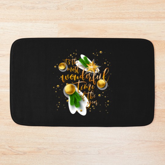 Discover Christmas It's the Most Wonderful Time of the Year Bath Mats
