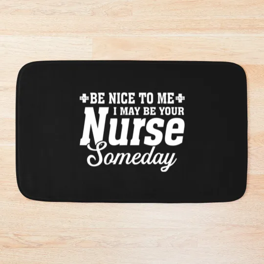 Discover Nurse Vintage RN Nurse Week Appreciation Graduatio Bath Mats