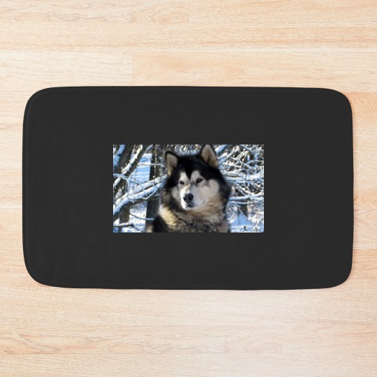 Discover Loup's first snowfall 2012 Bath Mats