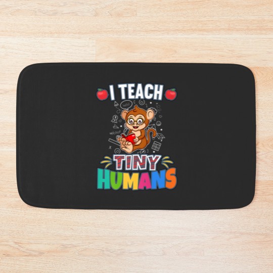 Discover I Teach Tiny Humans Primary Elementary Teacher Cla Bath Mats