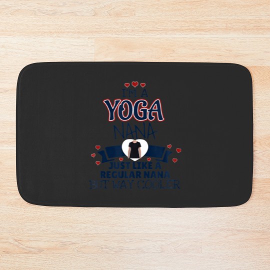 Discover Funny Yoga Nana Way Cooler Bath Mats