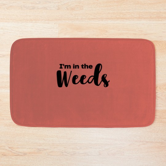 Discover In The Weeds Bath Mats