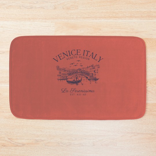 Discover Venice Italy Bath Mats