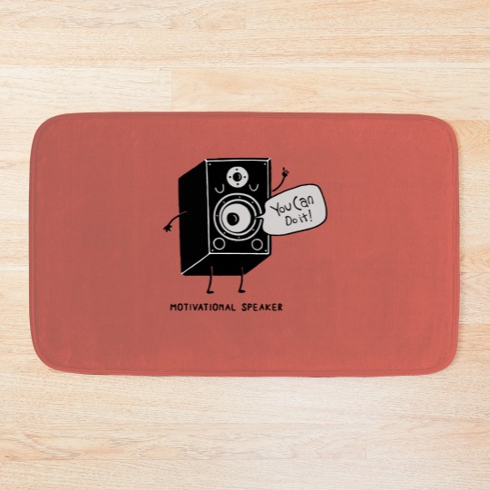 Discover Motivational Speaker Bath Mats