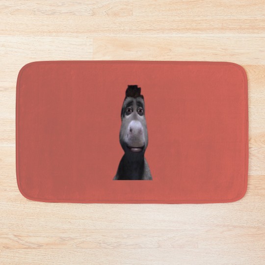 Discover Staring Donkey from shrek Bath Mats