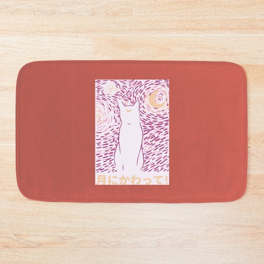 Discover Sailor Moon Cat, Luna Artemis Bath Mats