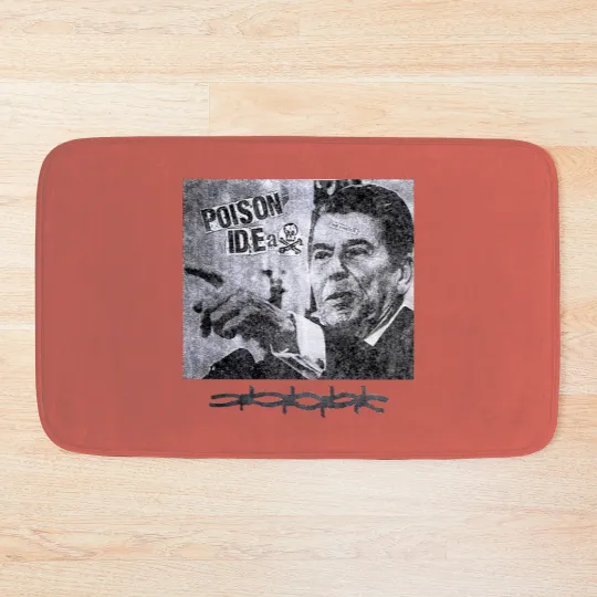 Discover Poison Idea Bath Mats Vintage Rock Punk Bath Mats