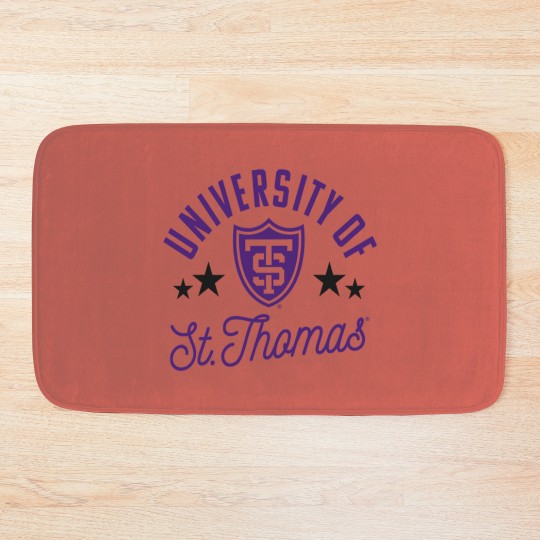 Discover University of St Thomas Tommies Logo Raglan Base Bath Mats