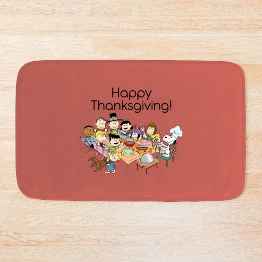 Discover Thanksgiving Snoopy Bath Mats,Snoopy Thanksgiving