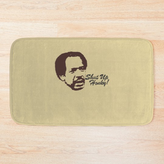 Discover Shut Up Honky ! Jefferson cleaners - American sitcom 80s tv Bath Mats