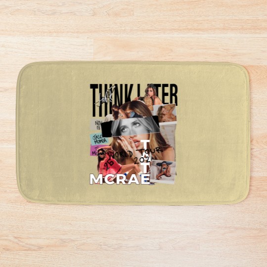 Discover Tate Mcrae Bath Mats, Think Later World Tour 2024