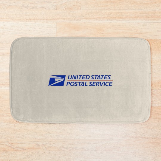 Discover Postal Service United SPS Bath Mats, Postal Carrier Worker Bath Mats