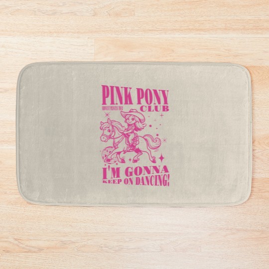 Discover Pink Pony Club Kid Bath Mats, Chappell Roan Youth Bath Mats, Midwest Princess Tour