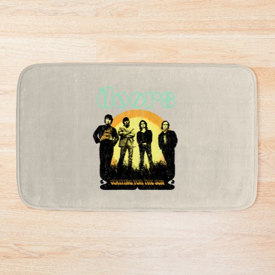 Discover The Doors Waiting for the Sun Jim Morrison Grey Licensed Bath Mats Bath Mats Men